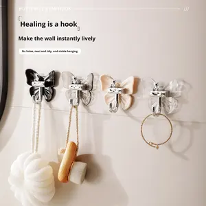 <span class=keywords><strong>Crochet</strong></span> ours de luxe léger Viscose porte de salle de bain murale <span class=keywords><strong>sans</strong></span> poinçon porte de cuisine salle de bain <span class=keywords><strong>sans</strong></span> <span class=keywords><strong>crochet</strong></span> de <span class=keywords><strong>Trace</strong></span>. - Product Image 2