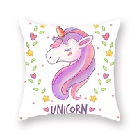 Coussin de canapé design licorne, coussin décoratif pour la maison, y compris l'insert du coussin DM57