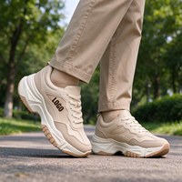 Chaussures décontractées pour hommes avec logo personnalisé OEM, légères, imperméables, style marche, chaussures de sport pour toutes les saisons