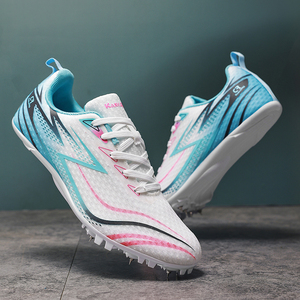 <span class=keywords><strong>Atletismo</strong></span> profesional Running Racing <span class=keywords><strong>Spikes</strong></span> Tacos para hombres y mujeres Transpirable Track Field Road Running Shoes para verano - Product Image 5