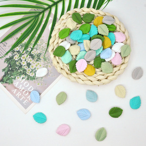 Cuentas de silicona con forma de hoja, forma de diamante, de calidad alimentaria, para hacer pulseras, accesorios para juguetes de dentición para bebés - Product Image 3