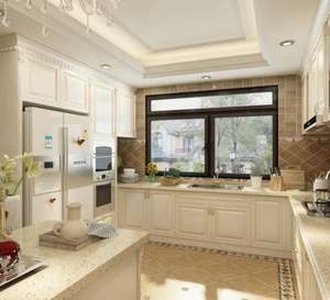 White Luxury Solid <b>Wood</b> Oak <b>Cabinet</b> with Plywood Panels Modern Design Waterproof Eco-Friendly Multi-Functional Easy Installation - Product Image 3