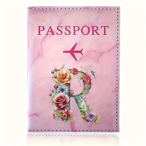 Étui de protection pour passeport, pochette de <span class=keywords><strong>rangement</strong></span> pour <span class=keywords><strong>billets</strong></span> d'avion, porte-passeport tendance, série Papillon Lettre, accessoires de voyage multifonctions - Product Image 5