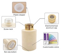 Bouteilles décoratives rondes en verre pour la maison, diffuseur de parfum pour la pièce, bouchon à vis en verre vide, sérigraphie, 100 ml