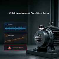 Transmetteurs de vibrations et de température sans fil IoT LoRaWAN pour machines, dispositif IP67, capteur de vibrations industriel LoRa