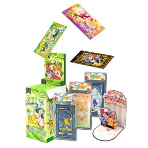 <span class=keywords><strong>Carte</strong></span> de classification Pokémon de haute qualité et rare 1.0 <span class=keywords><strong>Pikachu</strong></span> Iib Fan Art Blind Box Gift Toy Board Game Trading Supplement Pack boîte scellée - Product Image 2
