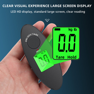 Balance <span class=keywords><strong>de</strong></span> voyage pour valise rétroéclairée, pèse-bagages, balance numérique électronique suspendue, balance électronique pour bagages - Product Image 6