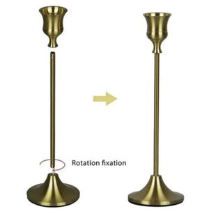 Colección de Candelabros Nórdicos de Hierro Forjado, Ecológicos, Minimalistas y Elegantes, con Tallos Delgados y Estables - Product Image 1