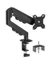 Support de moniteur Great Roc, bras réglable en hauteur, support de bureau en acier pour un seul moniteur, bras de moniteur réglable avec ressort à gaz