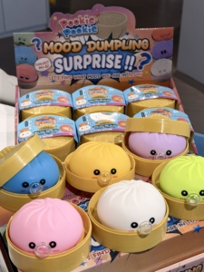 Big Simulated <b>Steamer</b> Bun Squishy Dumpling Face Glitter Expression Fast Rebound Anti-stress Fidget Toy 8.5*5.5cm - Product Image 6