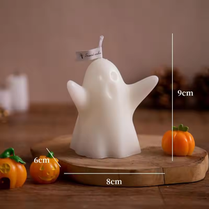 Lindas Velas Aromáticas Hechas a Mano con Forma de Fantasma, de Cera de Soya Ecológica y Larga Duración, <span class=keywords><strong>para</strong></span> Crear Ambiente en Halloween, Diwali y Pascua - Product Image 6