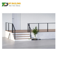 Prix de gros DF Garde-corps en aluminium pour balcon et escalier, Garde-corps à câbles en aluminium