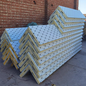 Горячая холодная комнатная панель 100 мм PU сэндвич панель для прогулок в кулер морозильник сэндвич-панель для холодной комнаты для рыбы, мяса - Product Image 1