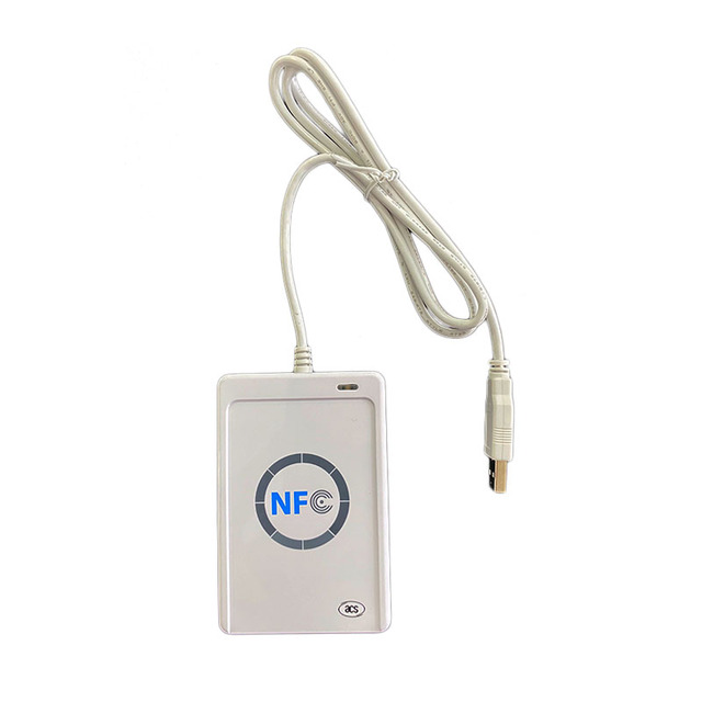 Ready to Ship USB NFC Reader 13.56MHz RFID Writer Smart Card ABS Desktop Touch-Activated ISO 14443A