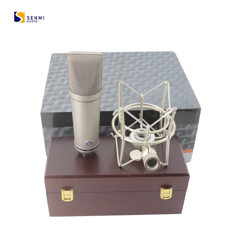 SUC-EU87 hot selling 26MM Large Diaphragm Condenser Microphone With Mic Shock Mount For Recording Computer Singing U8