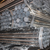 Tubería de Acero Galvanizado por Inmersión en Caliente Dn50/Tubo Galvanizado Estándar ASTM Sin Aleaciones para Estructura de Invernadero