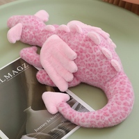 Jc Nouvelle Peluche Douce Motif Dragon & Léopard, Poupée Réconfortante avec Rembourrage en Coton PP 50cm pour 0-24 Mois