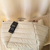 Sac fourre-tout grande capacité pour femme, sacoche d'ordinateur en nylon imperméable avec chaînes, idéal pour les voyages, le shopping et l'usage quotidien estival