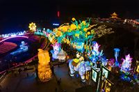 Lampes Lanterne Festival Animaux Eclairage Décoratif Dinosaure Extérieur Imperméable Motif Lumières Vacances Cartoon Noël Nouvel An