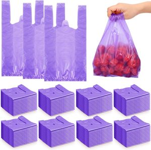 Bolsas de Plástico para Camisetas al por Mayor con Asas para Pequeños Negocios, Comercio Minorista, Supermercados, Mercancía, Tiendas de Conveniencia - Product Image 1