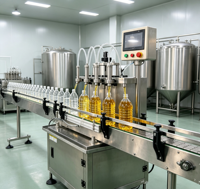 Machine de remplissage automatique multi-têtes haute productivité pour pâtes, destinée aux applications cosmétiques, alcooliques et alimentaires, emballage en pots/bouteilles/canettes