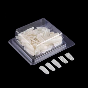 100 faux ongles en acrylique remplaçables pour la pratique, l'entraînement et la présentation de modèles d'art des ongles - Product Image 6