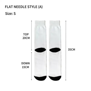 Biểu Tượng Tùy Chỉnh In Vớ <span class=keywords><strong>Polyester</strong></span> Trống Thăng Hoa Vớ Thể Thao Trắng <span class=keywords><strong>Crew</strong></span> Sock Cho Thăng Hoa - Product Image 3