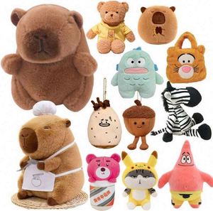 Peluche de Pulpo o Tiburón Súper Suave Personalizado Directo de Fábrica, Animal Marino de Dibujos Animados con Orejas Grandes, Relleno de Algodón PP para Aliviar el Estrés - Product Image 6