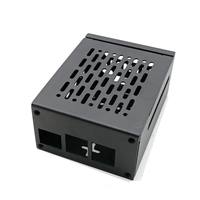 Металлический корпус для расширения Raspberry Pi 5 PCIe с отверстиями для вентиляции, защитный бокс для M.2 NVMe SSD для открытого программного обеспечения