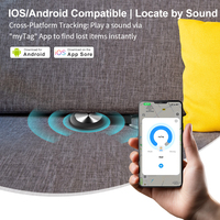 Traceur Anti-Perte Compatible iOS Android pour Chien et Chat, Prise en Charge Multilingue, Positionnement Global Précis, Historique des Trajets, Application Gratuite
