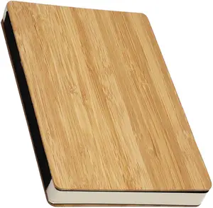 Журнал для ноутбука с бамбуковой обложкой, 4 формата страниц, 128 листов
