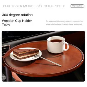 โต๊ะไม้แขวนสำหรับรถยนต์ <span class=keywords><strong>Tesla</strong></span> Huanxin รุ่น Model3/Y/YL สีวอลนัท ผลิตในประเทศจีน สำหรับอุปกรณ์ตั้งแคมป์ในรถยนต์ - Product Image 2