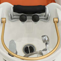 Lit de lavage électrique professionnel avec massage, chauffage, lumière LED et chauffe-eau pour salon de coiffure, spa et soins capillaires – Vente en gros