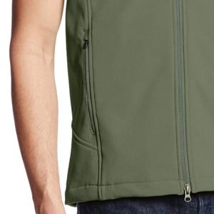 2025 Hombres sin mangas usan diseño simple Windstop Softshell chaleco - Product Image 4
