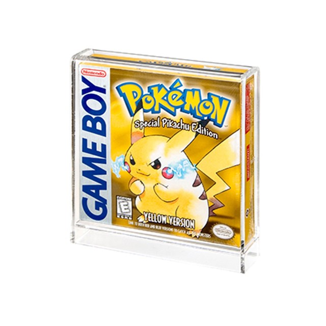 Clear Acrylic Eco-Friendly for Gameboy Booster Box Cards Case Dust Proof NES Protector Display Case for Pokemon