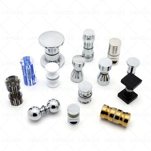Factory Sale Modern Metal Zinc Alloy Hollow Shower Room Sliding <strong>Door</strong> <strong>Knobs</strong> <strong>Finger</strong> Pull Handle - Product Image 6