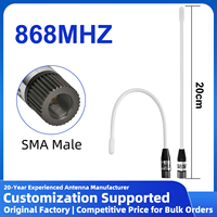 Antenne flexible 868 MHz pour connecteur S-MA mâle, modules sans fil IoT LoRa GT-800, plusieurs couleurs disponibles