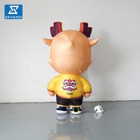 Mascotte gonflable personnalisée de cerf de dessin animé Sculpture gonflable de personnages de dessins animés décorations artistiques