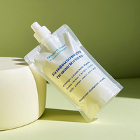 Sachet Doypack en nylon plastique personnalisé, rechargeable, recyclable, imprimé par héliogravure, pour savon liquide et liquide vaisselle, 500g 1L, vente en gros