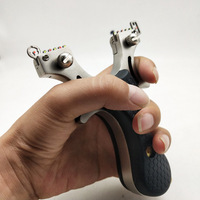 Slingshot de compétition en acier inoxydable, tir longue portée, semi-automatique, slingshots et accessoires de haute qualité