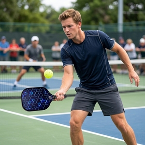 Racchetta da Pickleball Personalizzata con Logo, Nucleo in Fibra di Vetro a Nido d'Ape, per Intrattenimento all'Aperto e Allenamento Principianti, 230g - Product Image 5