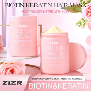 Mascarilla Capilar de Biotina y Queratina al por Mayor para un Cabello Más Grueso y Fuerte, Mascarilla Capilar Reparadora Hidratante, Mascarilla Capilar de Queratina de Nutrición Profunda - Product Image 2