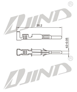 Jinda Chất lượng cao uốn thiết bị đầu cuối L6.2-RT đóng hộp 6.2 mét Pitch QH-RT nối - Product Image 3