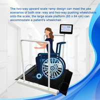 Pèse-personne à plateforme pour fauteuil roulant intelligent, balance professionnelle pour dialyse en milieu hospitalier