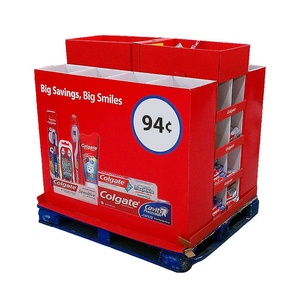 Beverages Soft <b>Drink</b> Cardboard Pallet Display <b>Stand</b> Corrugated PaperPrint Customized Surface Finish Material Paperboard - Product Image 4