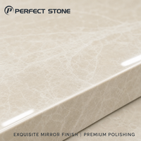 Dalle de marbre blanc Aran PerfectStone, marbre blanc Magnolia pour mur de villa, sol, comptoir, décoration intérieure
