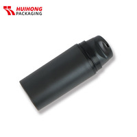 Bouteille pour produits cosmétiques, flacon à pompe sans air, noir, réutilisable, PP mat, sans air, capacité de 30, 50, 80, 100 et 150ml