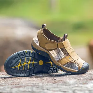 Летняя Роскошная обувь на заказ, кожаные спортивные сандалии zapatos de mujer, мужская обувь