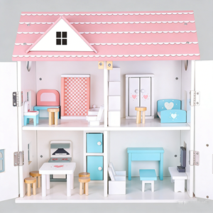 Vente en gros personnalisée : Poupée Matryoshka américaine en bois à deux étages, jouet éducatif de jeu de rôle à monter soi-même - Product Image 6