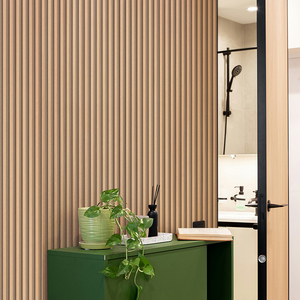 Pannello Murale in PVC Flessibile Impermeabile per Sfondo <span class=keywords><strong>TV</strong></span>, Decorazione Ignifuga Bianca e Dorata per Camera da Letto - Product Image 3
